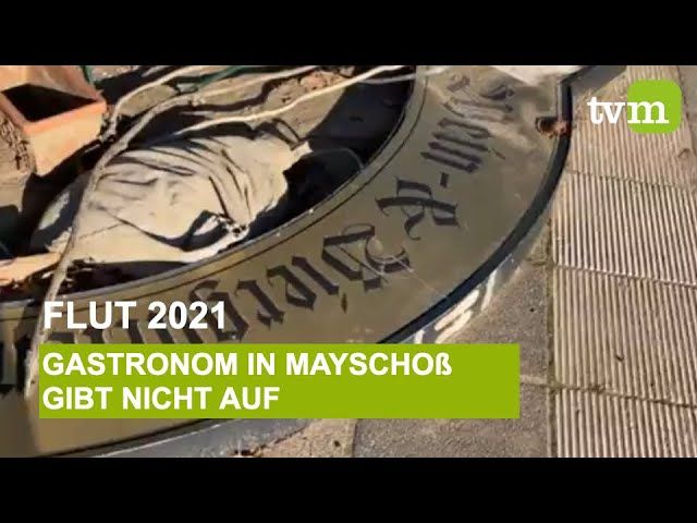 Wiederaufbau nach der Flut: Restaurant Bahnsteig 1 in Mayschoß