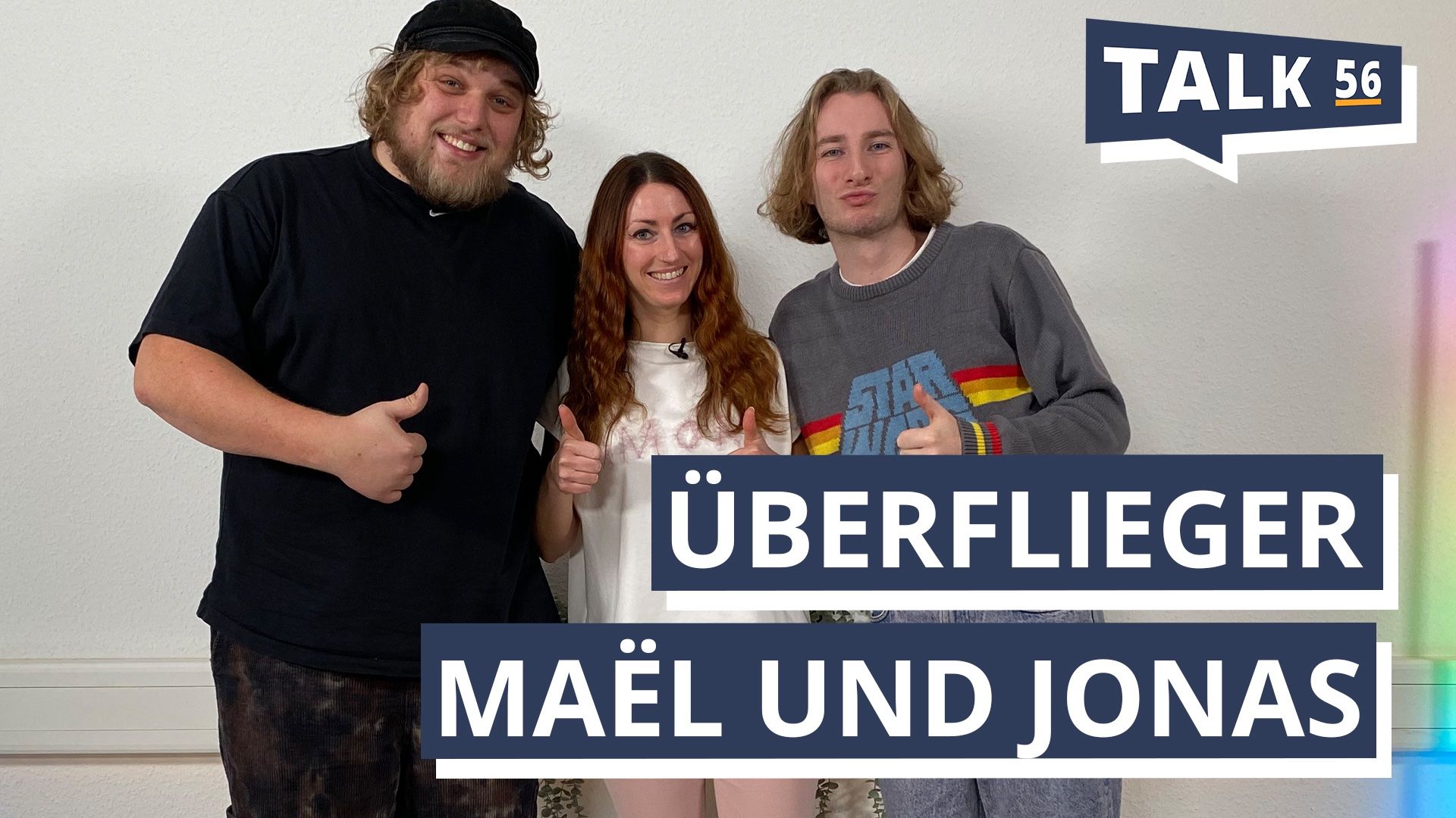 Überflieger Maël und Jonas
