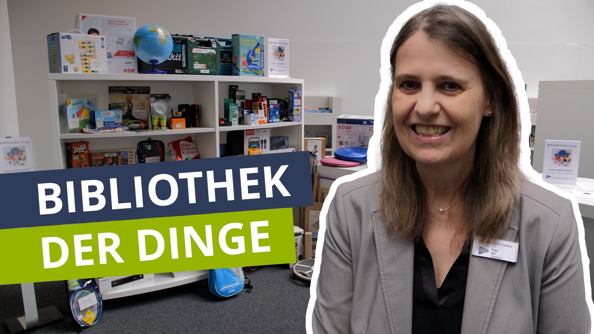 Bibliothek der Dinge - jetzt auch in Koblenz
