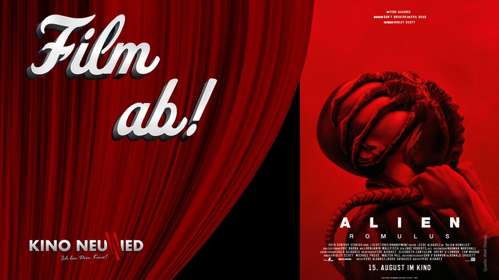 Der Weltraum-Horror ist zurück! Alien: Romulus - Film ab! das Kinomagazin