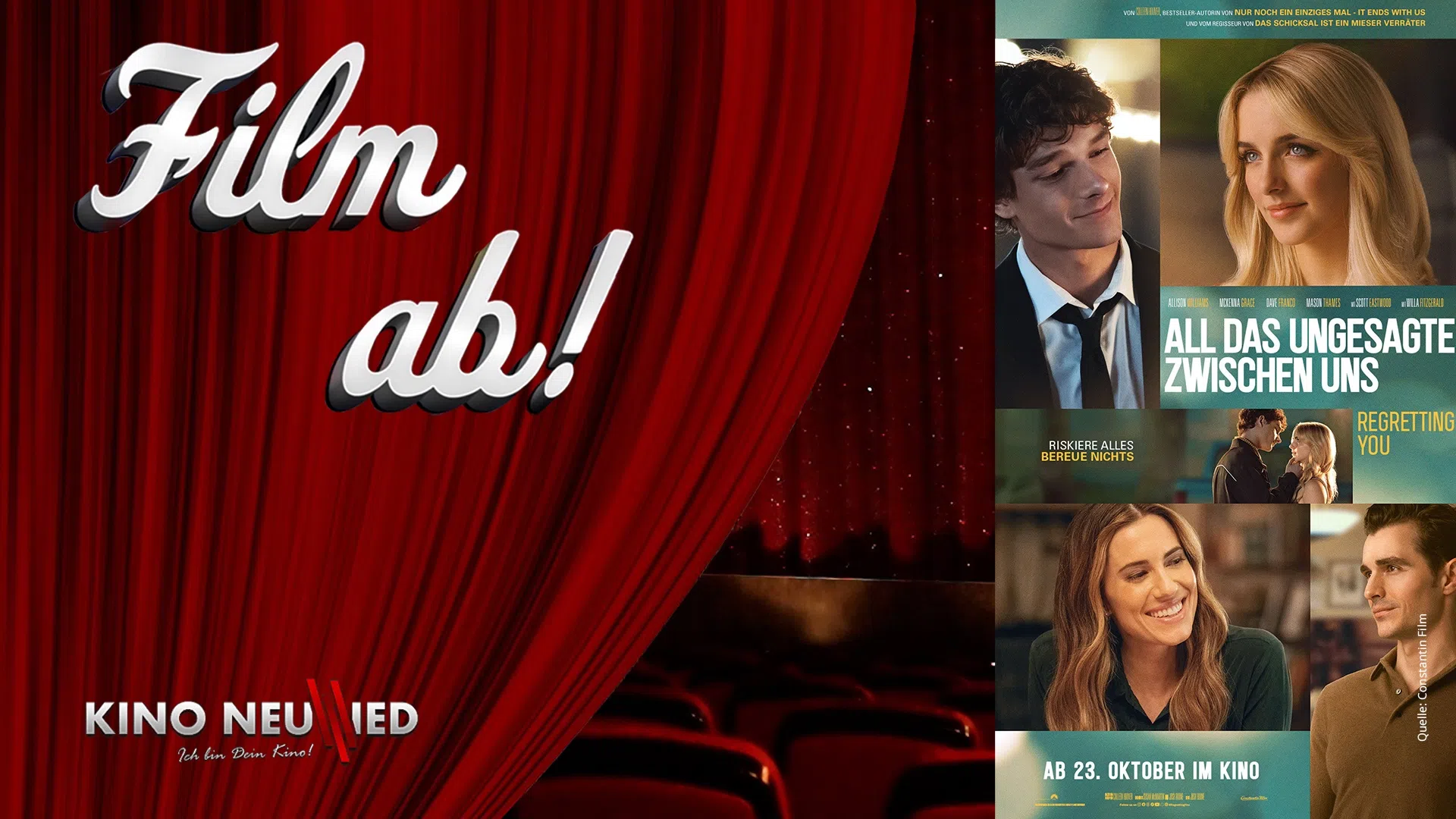 Film ab! - Regretting You: All das Ungesagte zwischen uns Film ab! - Regretting You: All das Ungesagte zwischen uns