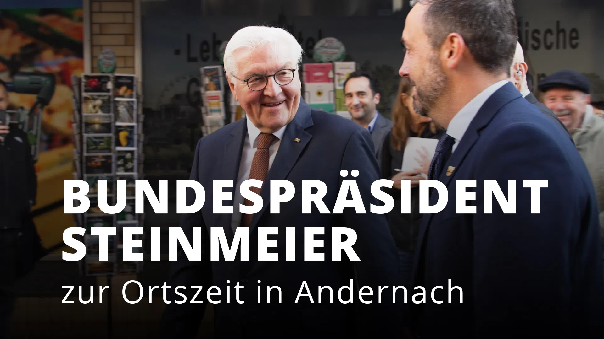 Bundespräsident Steinmeier zur Ortszeit in Andernach
