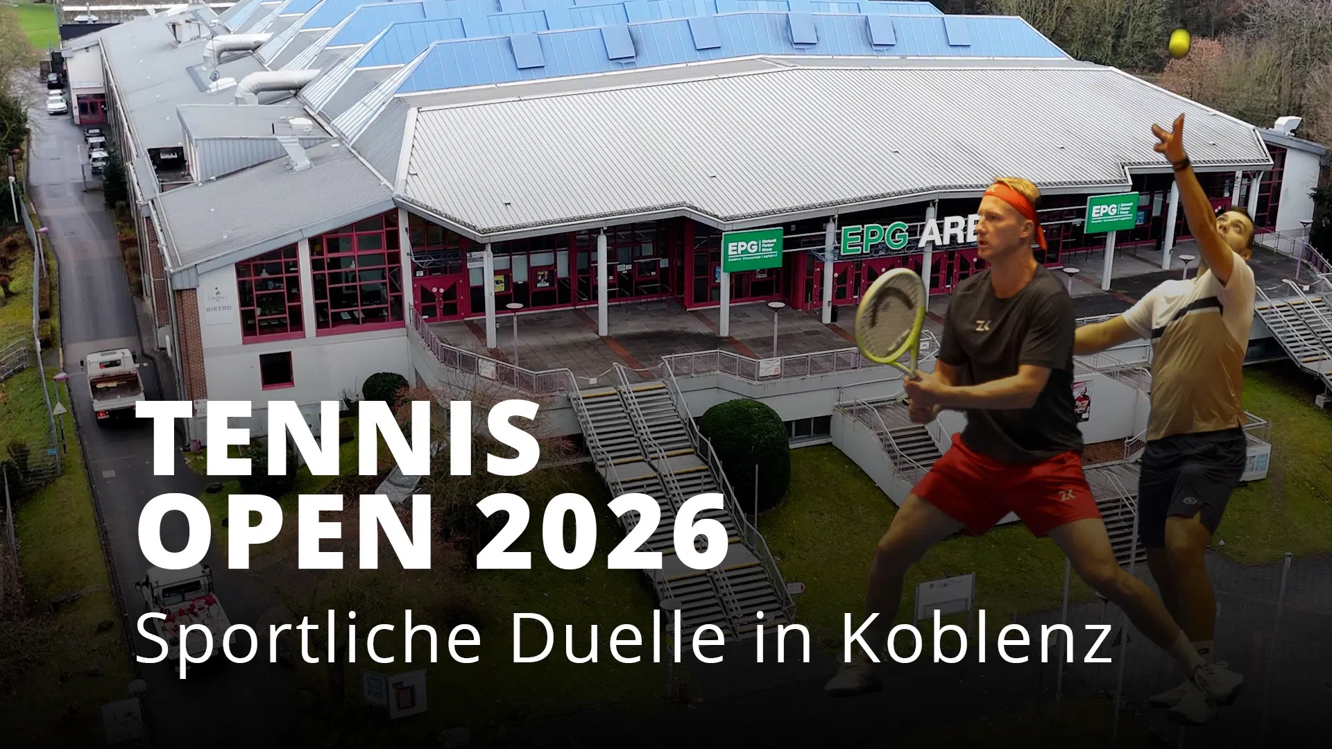 Tennis Open in der EPG Arena in Koblenz