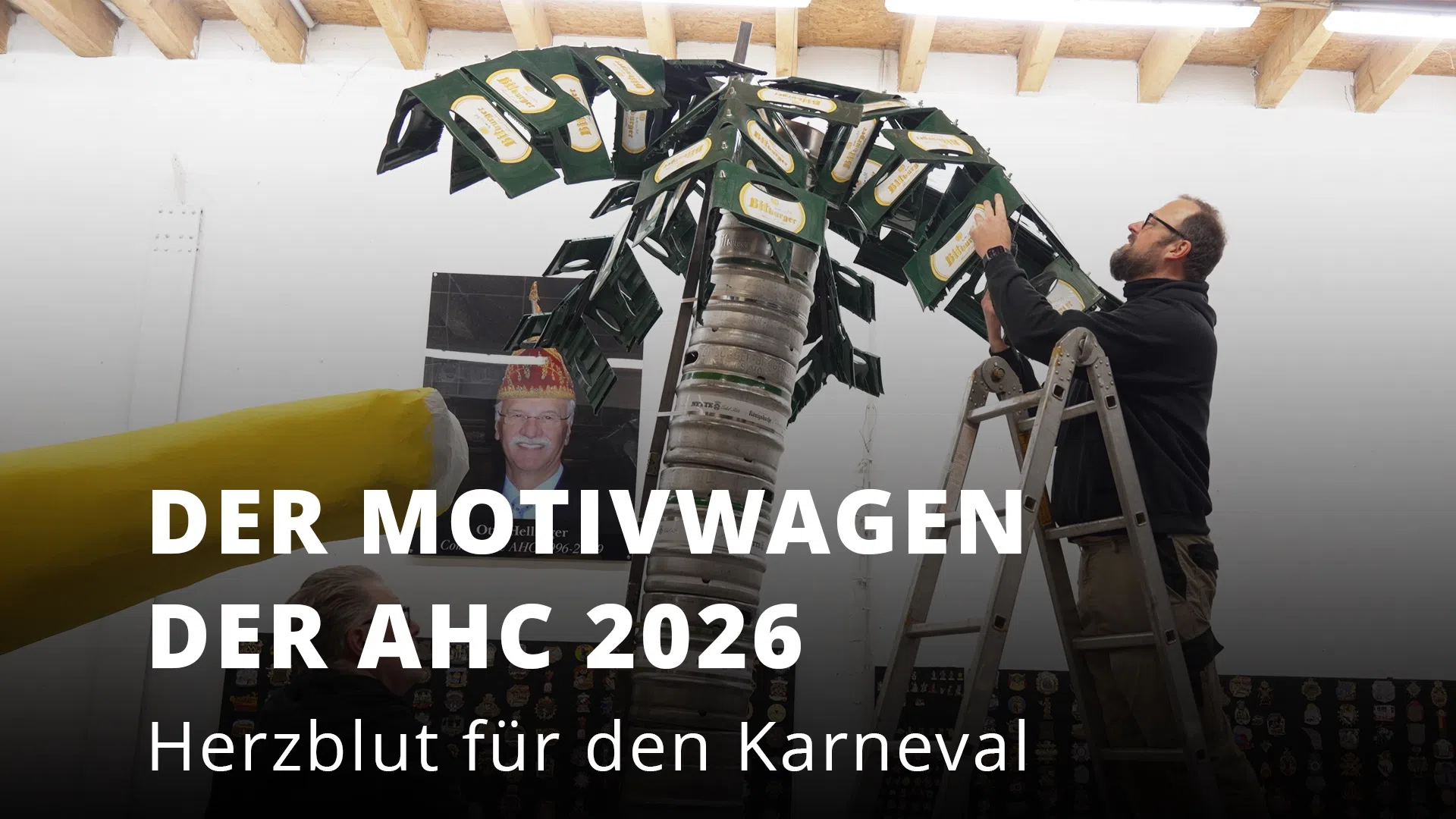 Herzblut für den Karneval | Der Motivwagen des AHC 2026 