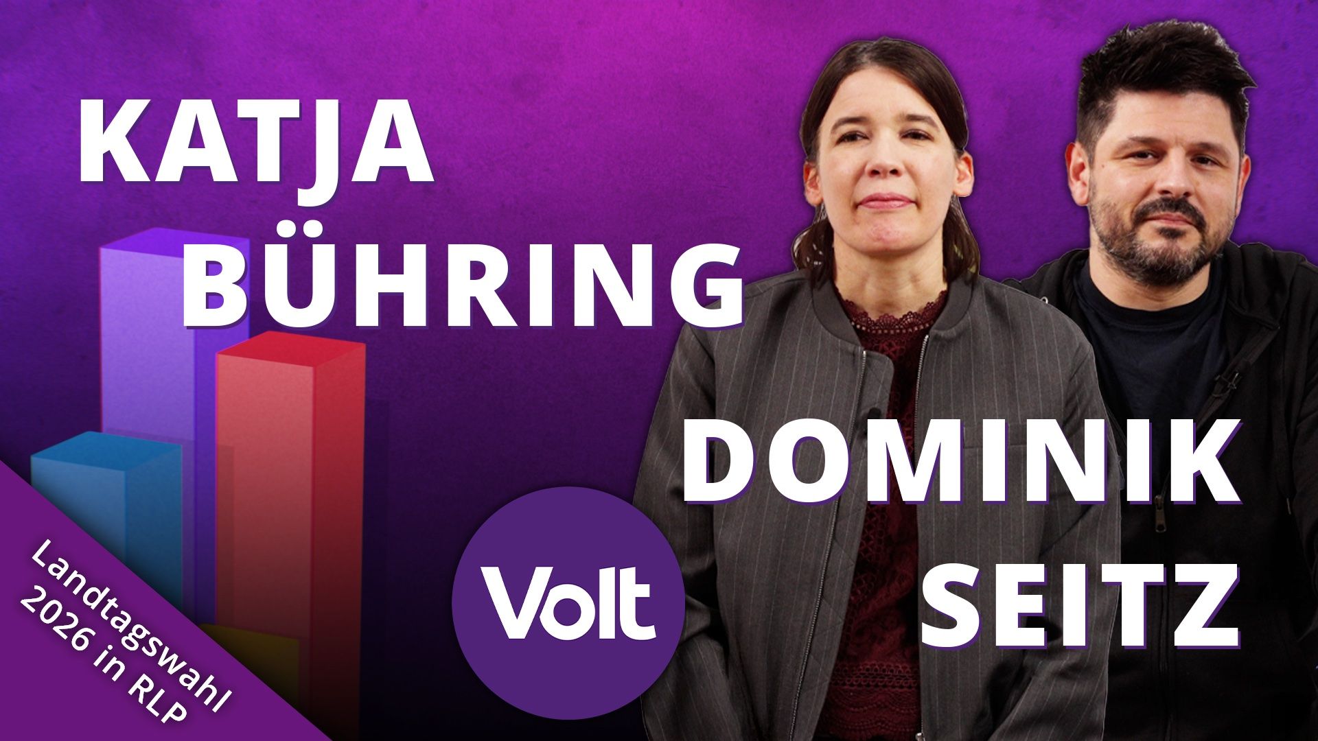 Landtagswahlen 2026 in Rheinland-Pfalz | Katja Bühring & Dominik Seitz - Volt Rheinland-Pfalz