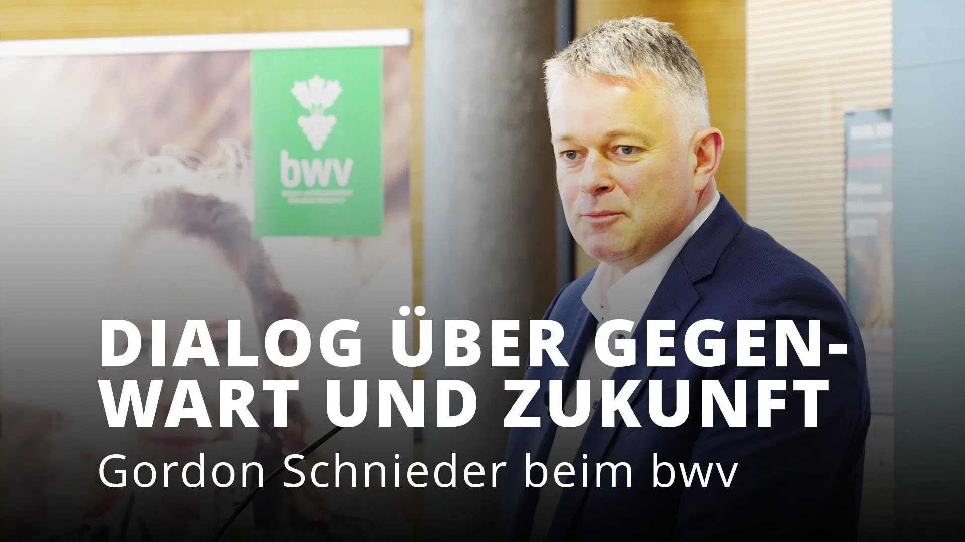 Ein Dialog über Gegenwart und Zukunft | Gordon Schnieder beim bwv