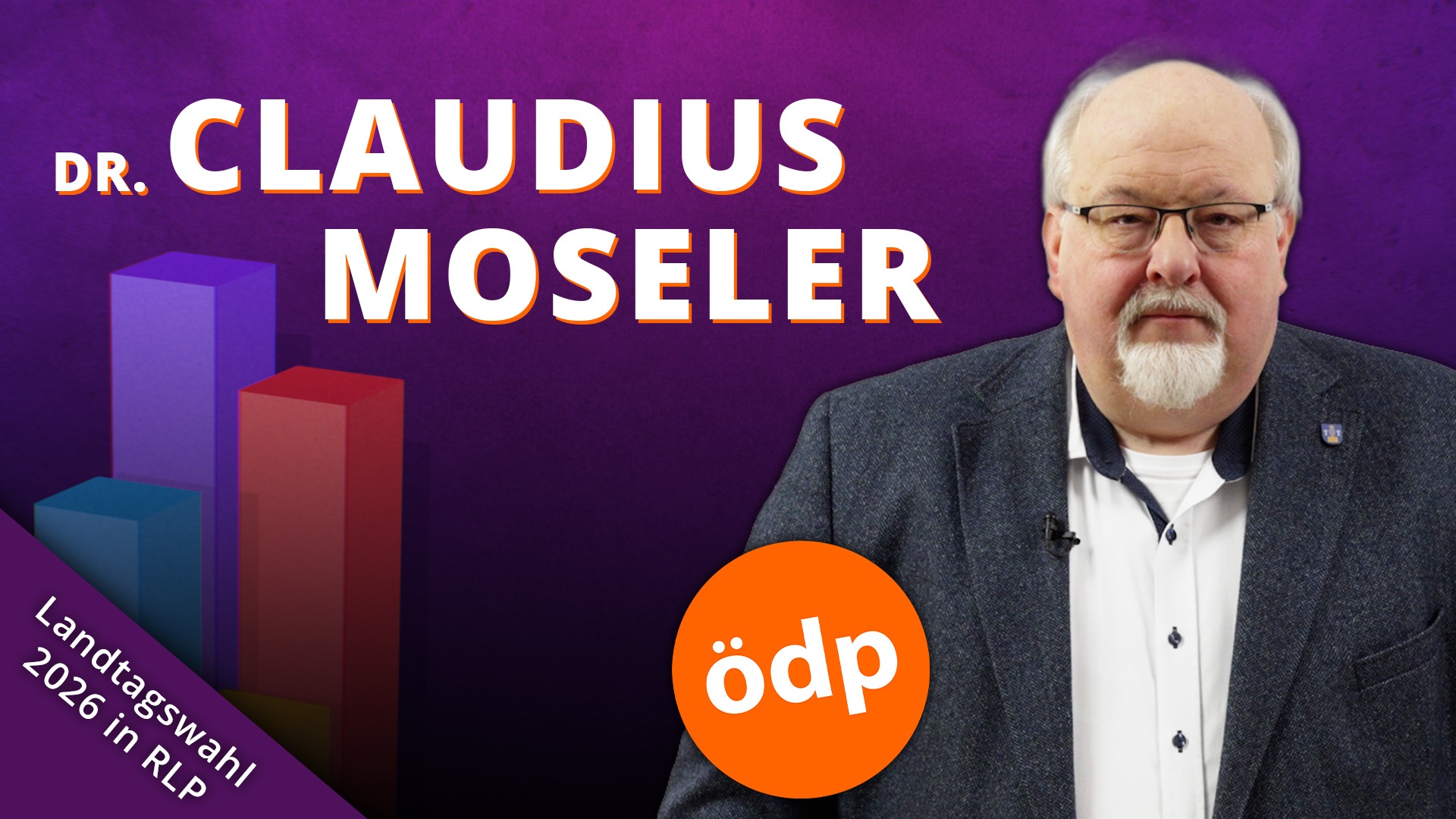 Landtagswahlen 2026 in Rheinland-Pfalz | Dr. Claudius Moseler - ÖDP / Ökologisch-Demokratische Partei