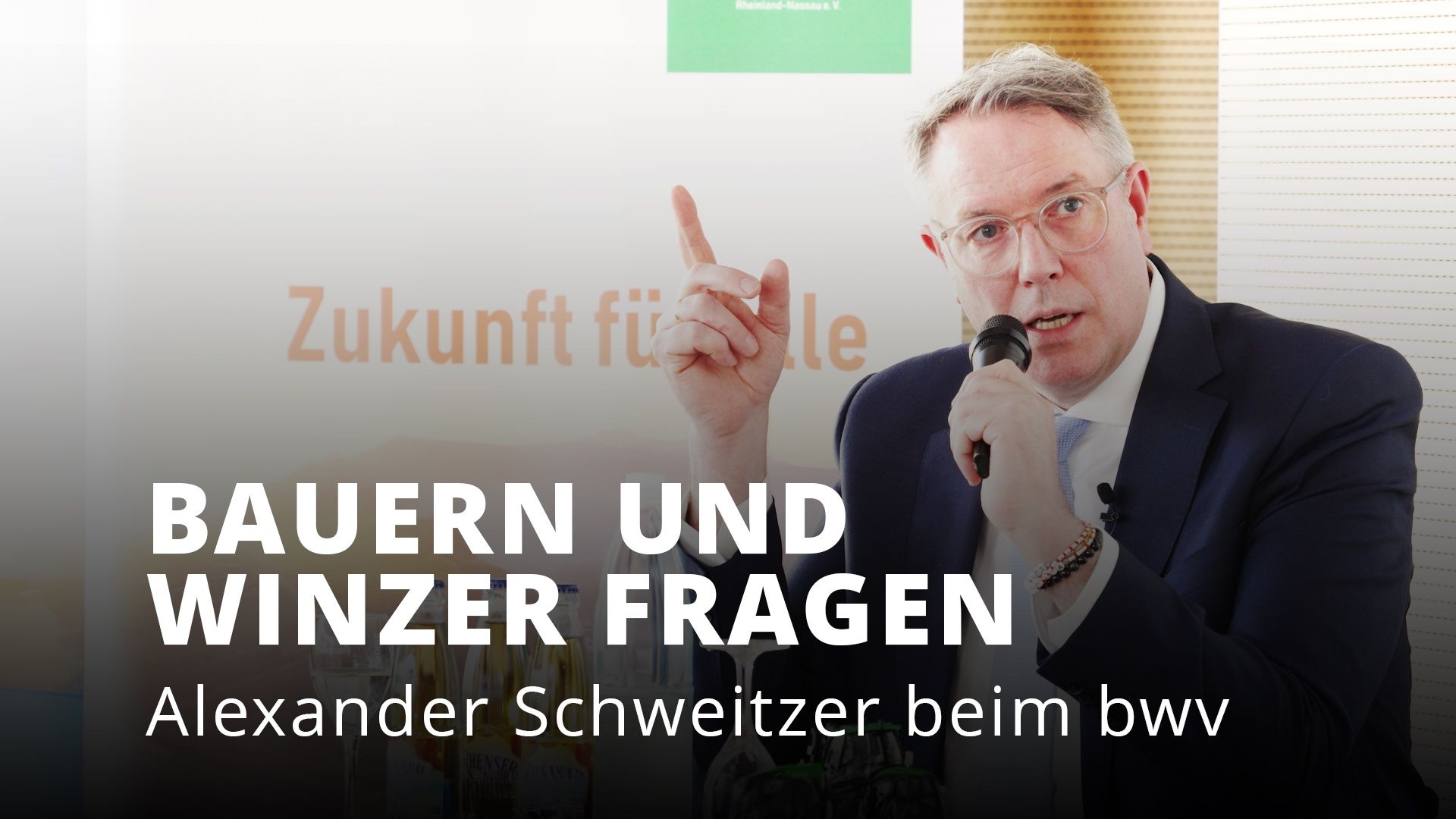 Bauern und Winzer Fragen Alexander Schweitzer | Ein Dialog beim bwv