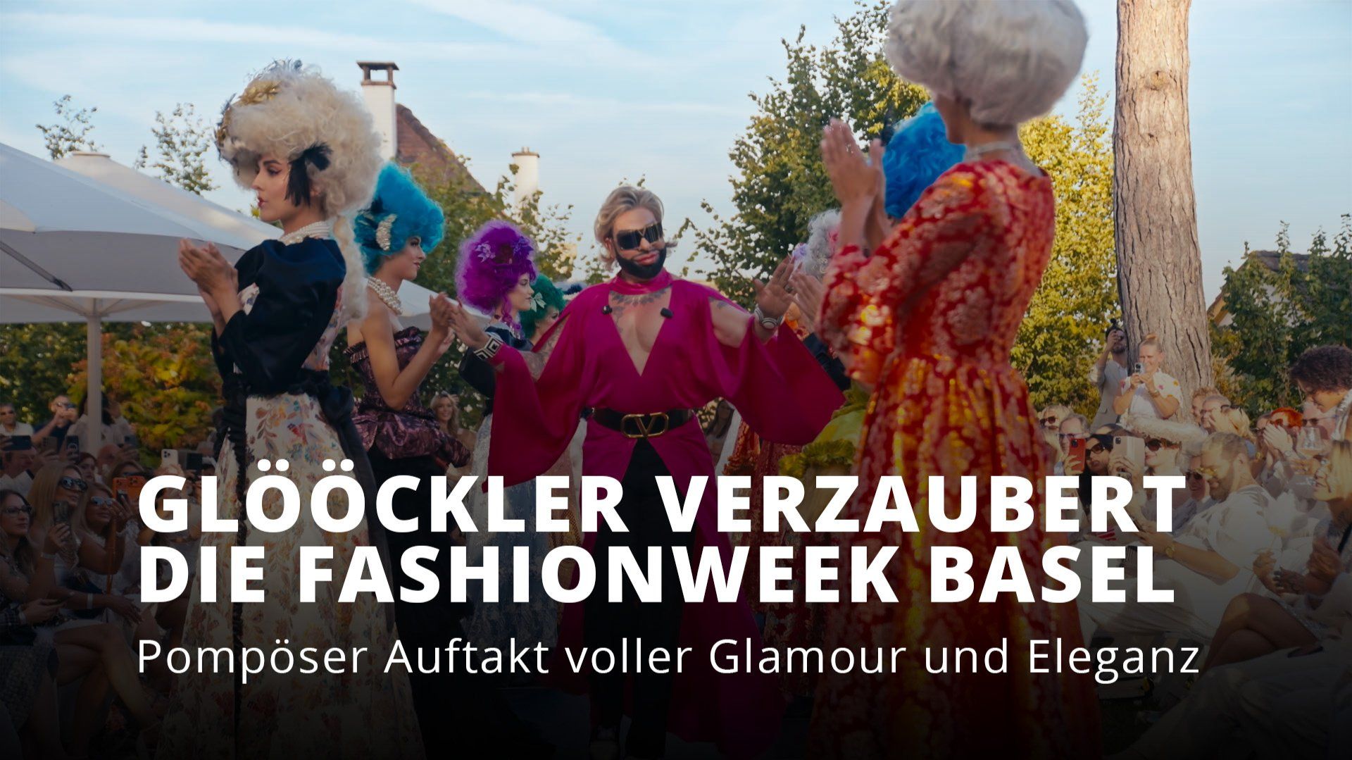 Harald Glööckler sorgt in Basel für eine spektakuläre Mode-Show