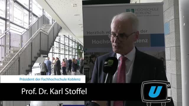Eine Feierlichkeit an der Hochschule Koblenz