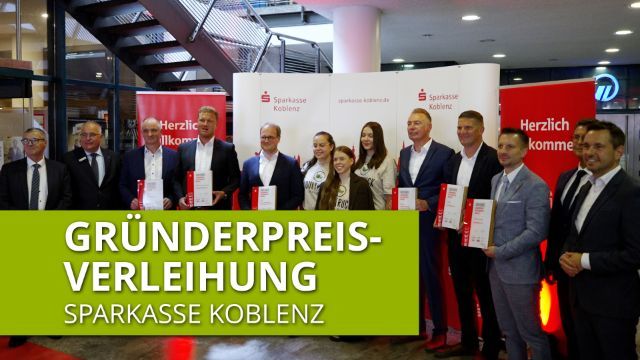 Sparkasse Koblenz verleiht den Gründerpreis 2024