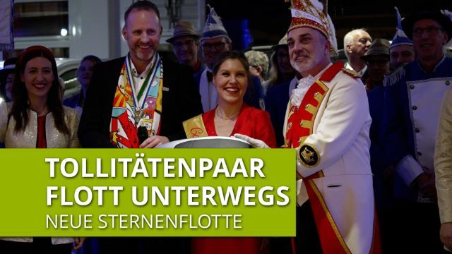 Sternenflotte für das Tollitätenpaar - Prinz Lars und Confluentia Kim nun standesgemäß unterwegs!