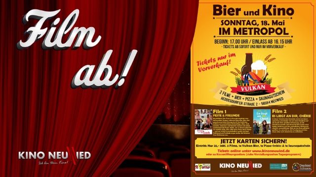 Film ab! - Bier, Pizza und Kino