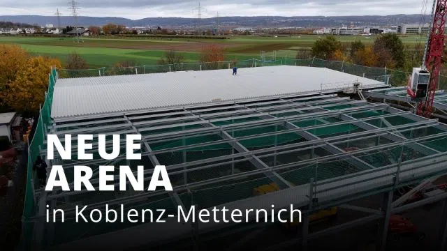 Die Sparkassen-Arena in Koblenz Die Sparkassen-Arena in Koblenz