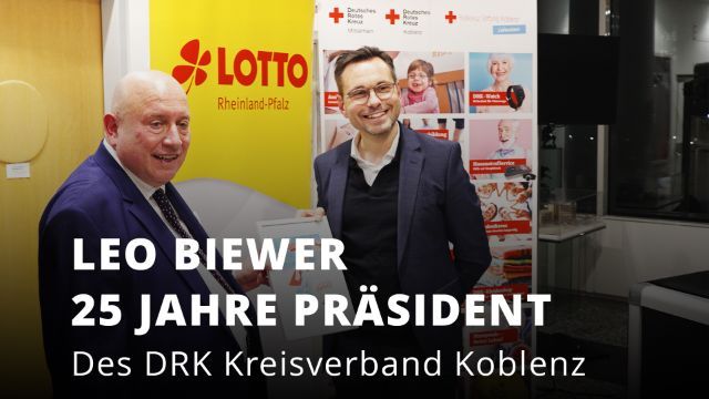 Ruhestand nach 25 Jahren Präsidentschaft | Leo Biewer ist Ehrenvorsitzender des DRK Kreisverband Koblenz