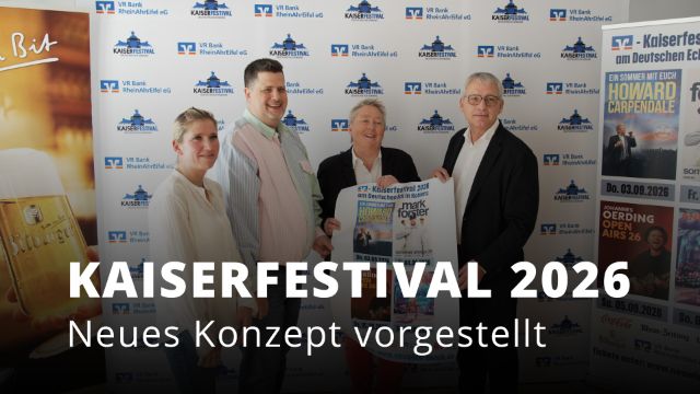 Kaiserfestival 2026: Pressekonferenz stellt Konzept vor
