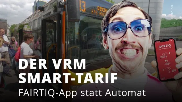 Neuer Smart-Tarif im VRM: Mit FAIRTIQ einfacher und oft günstiger unterwegs