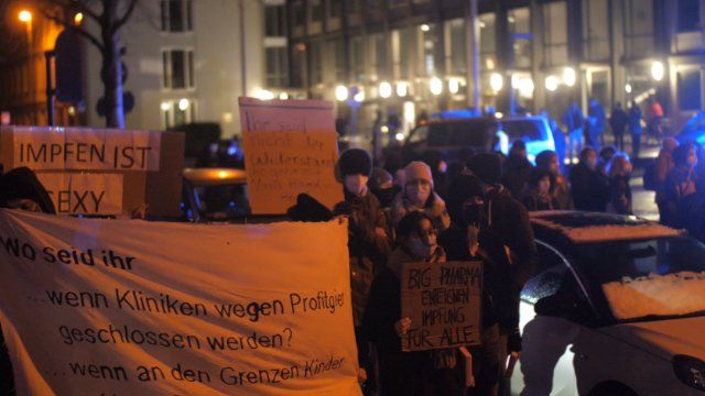 Erneute Proteste gegen Corona in Koblenz