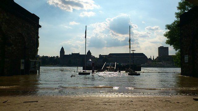 Hochwasser geht am Mittelrhein zurück