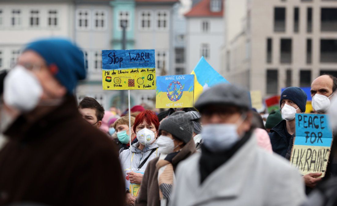 Für den Frieden und gegen den Krieg