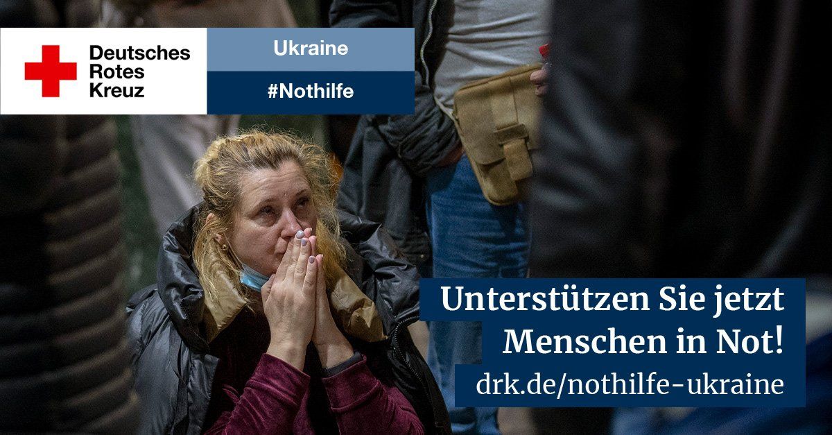 Spendenaufruf des DRK für die Ukraine