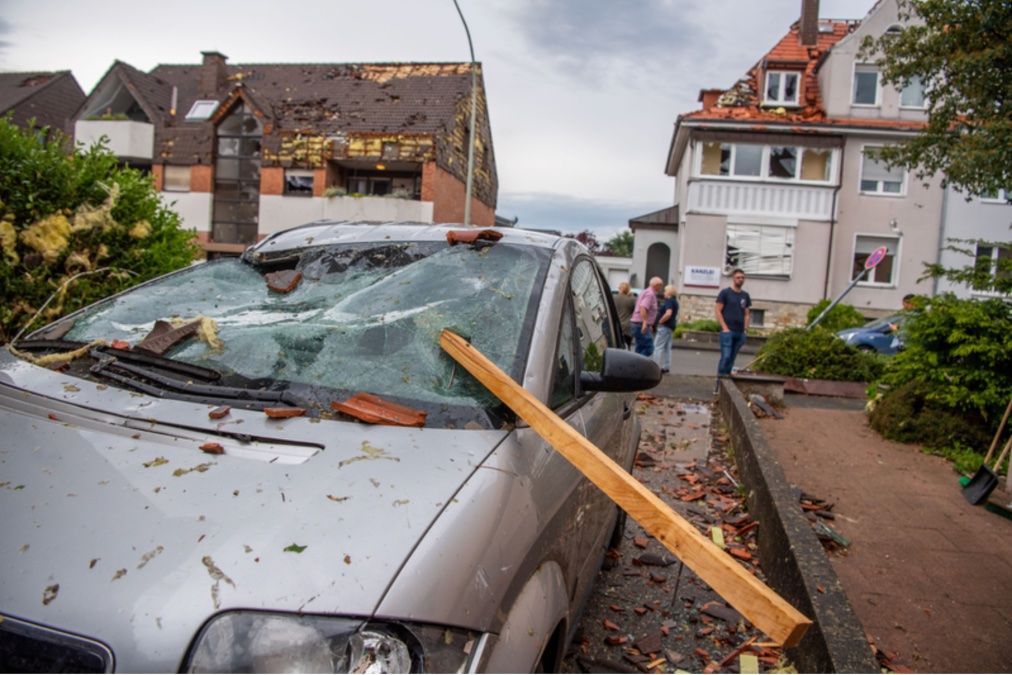 Emmelinde wütet über Deutschland Emmelinde wütet über Deutschland