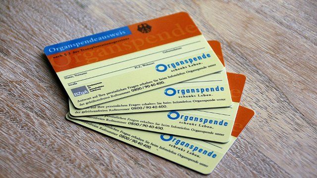 Aufruf zu persönlicher Entscheidung für die Organspende