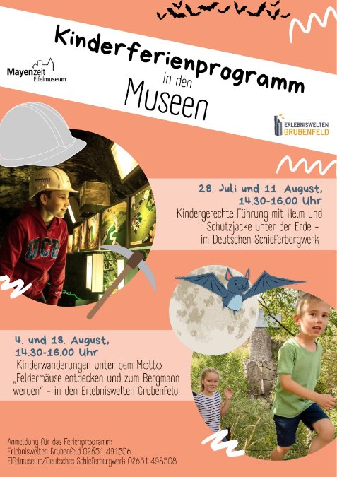 Kinderferienprogramm in den Mayener Museen Kinderferienprogramm in den Mayener Museen