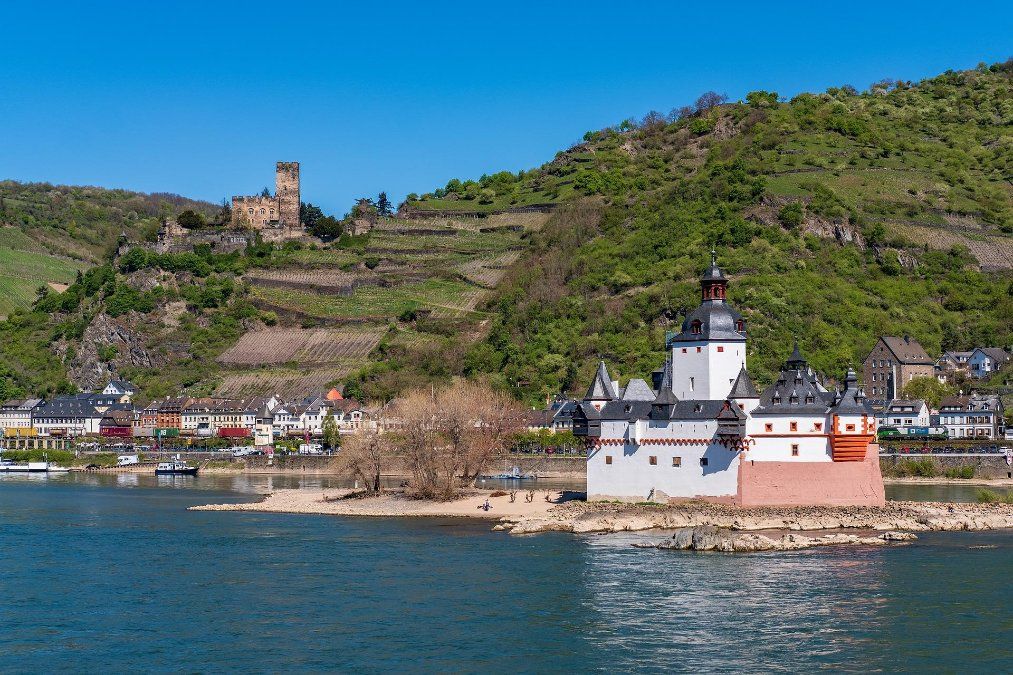Rhein-Schifffahrt: Pegelstand bei Kaub auf 32 Zentimeter gesunken Rhein-Schifffahrt: Pegelstand bei Kaub auf 32 Zentimeter gesunken