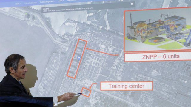 Atomkraftwerk-Gelände in Ukraine beschossen