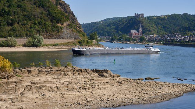 Frachtpreise wegen Niedrigwasser deutlich gestiegen