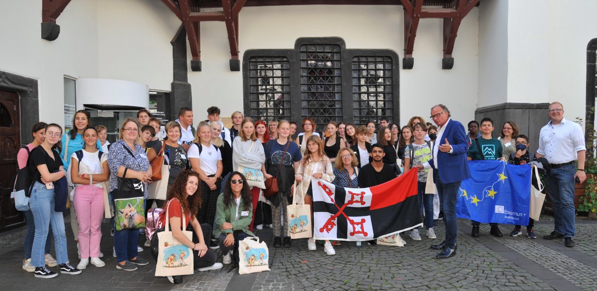 Europäische Schüler zu Gast in Andernach Europäische Schüler zu Gast in Andernach