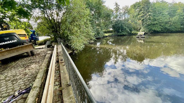 Schieberinstandsetzung am Obermendiger Entenweiher