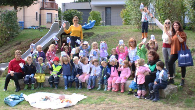  Rodenbacher Kita „Haus Kunterbunt“ rückt dem Müll zu Leibe