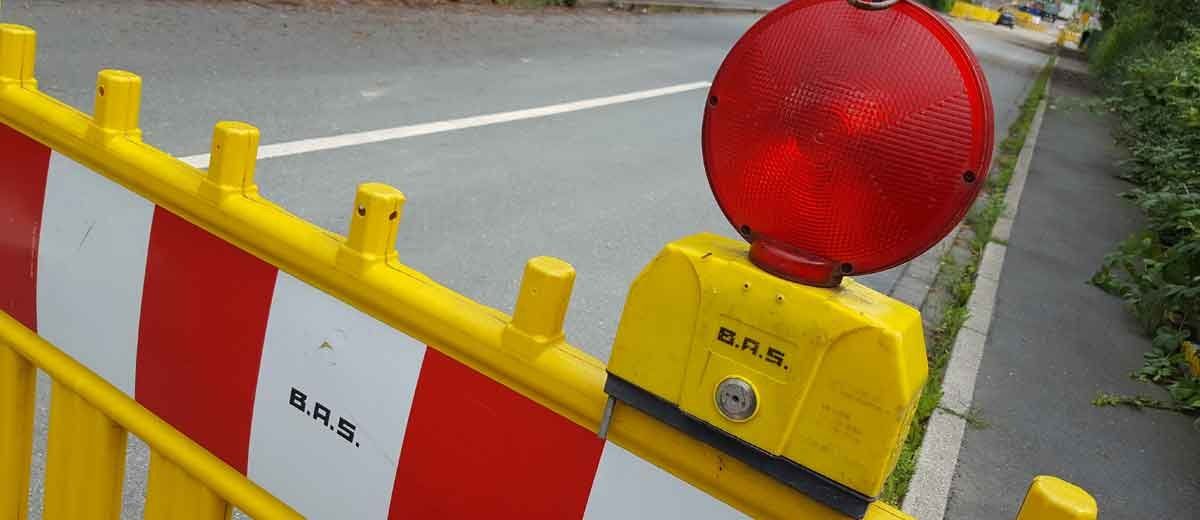 Vollsperrung der Frankenstraße vom 26. bis 28. Oktober