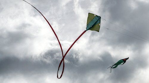 Drachenfähren mit Bonbons 
