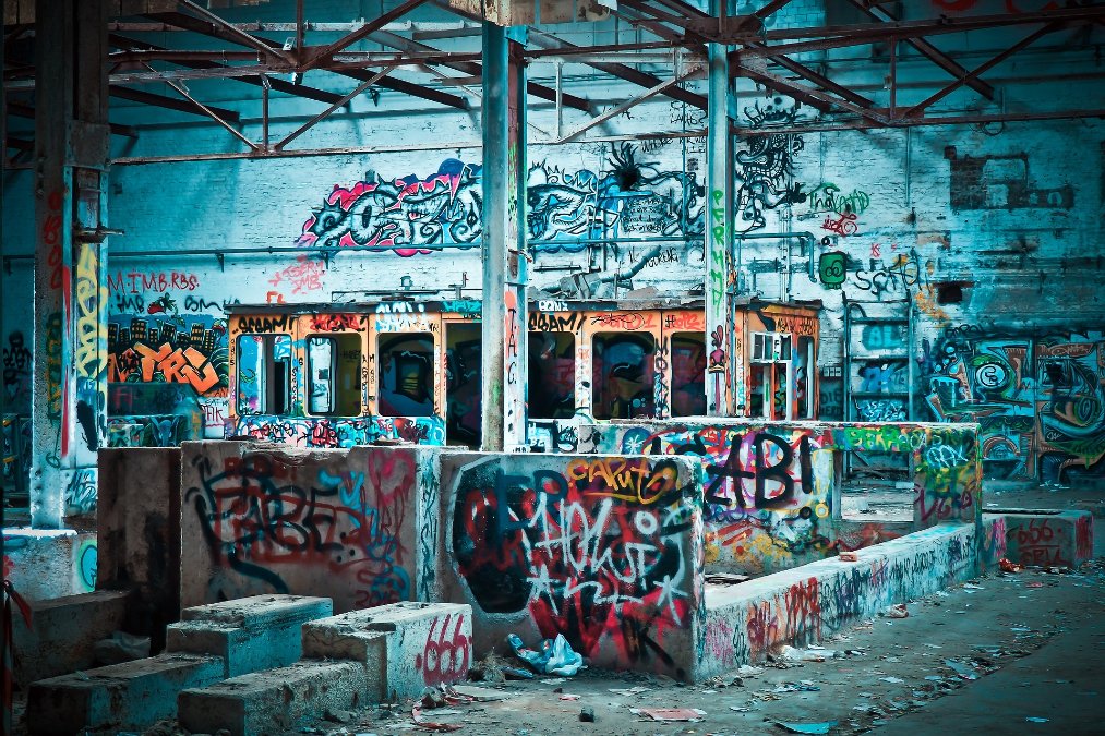 Graffitikünstler auf frischer Tat ertappt