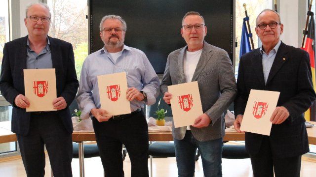 Erste gemeinsame Ehrung für langjährige Mandatsträger