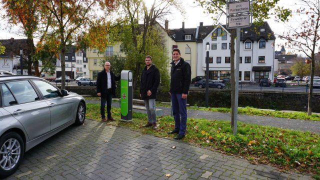 E-Ladesäule im Trinnel fertiggestellt