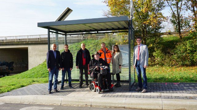 Ausbau der Haltestelle Bernardshof abgeschlossen