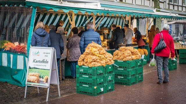 Wochenmarkt in Bahnhofstraße verlegt