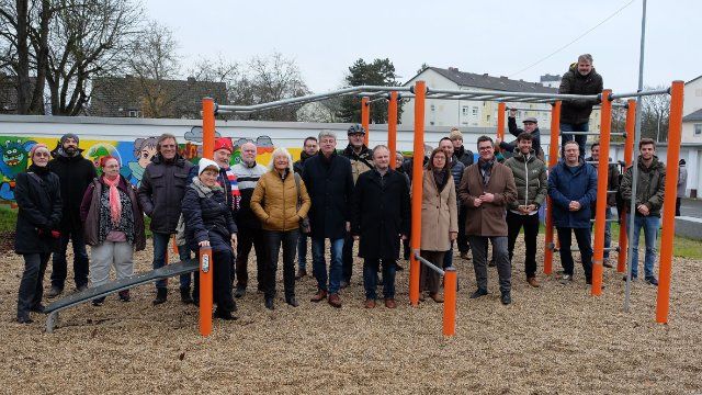 Neu eröffneter Jugendpark ermöglicht Fitness im Freien