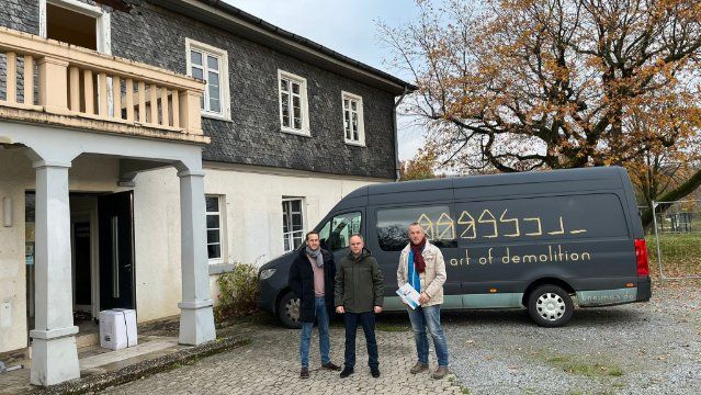 Sanierung des ehemaligen Turner- und Jugendheims gestartet