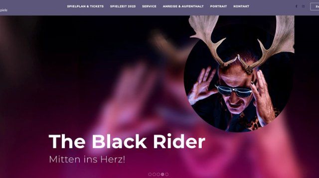 Aktuelle Homepage der Burgfestspiele ab sofort online