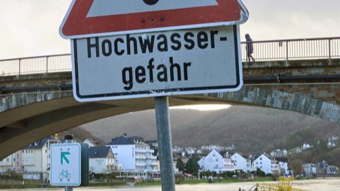 Hochwasser an der Mosel