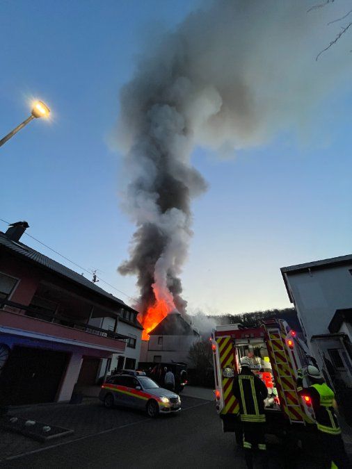 Großbrand in Lütz