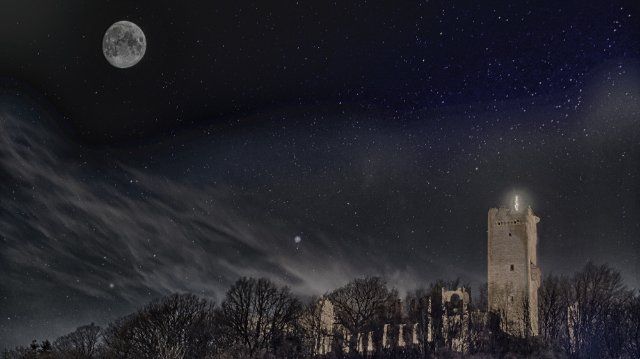 Mondscheinwanderung – was leuchtet da am Himmel?