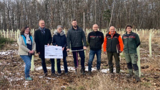 Baumprojekt der Volksbank Rhein-Lahn-Limburg in der Dausenauer Gemarkung