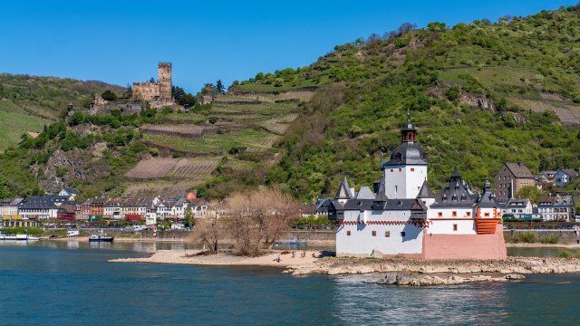 Wasserstand im Rhein für die Jahreszeit zu niedrig