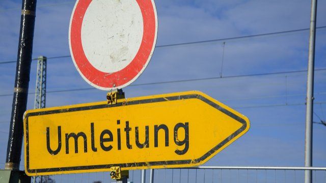 Unterhaltungsarbeiten im Zuge der B 262 bei Mayen
